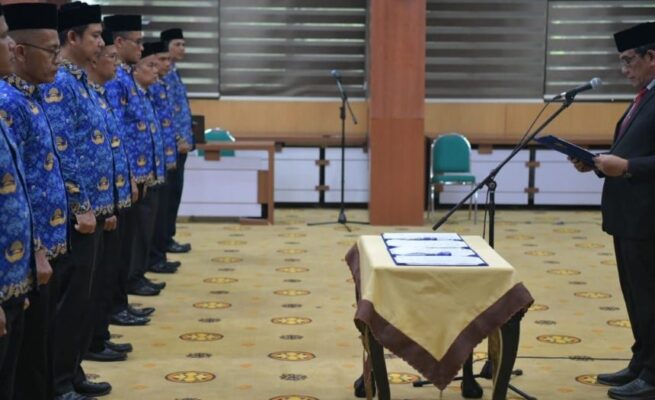 Penyesuaian SOTK Pemerintah Aceh, 610 Pejabat Dikukuhkan untuk Perkuat Pelayanan