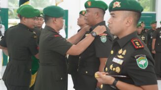 Letkol Inf Rana Mega Al Amin Resmi Jabat Dandim 0110/Abdya Gantikan Letkol Beni Maradona