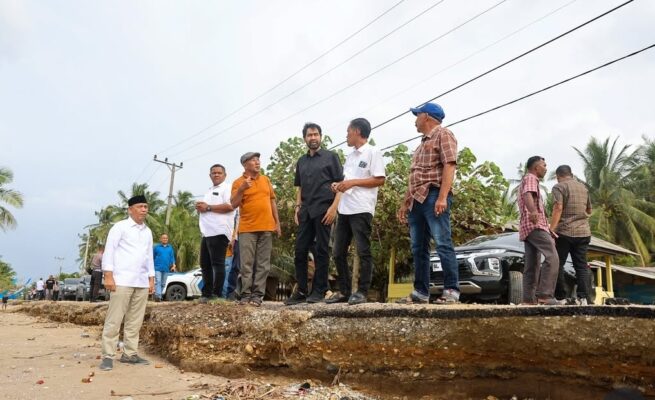 Abrasi Parah di Aceh Utara, 38 Rumah Hanyut, Gubernur Mualem Minta Penanganan Cepat