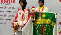 Atlet Taekwondo Sabang, Zahara Sumaya Raih Perunggu Popnas 2025