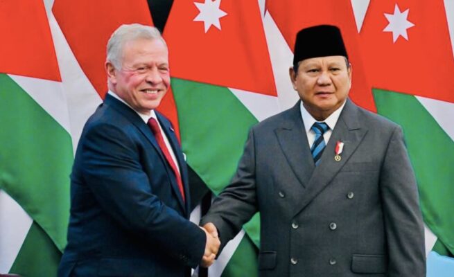 Presiden Prabowo Terima Tanda Kehormatan Tertinggi dari Yordania