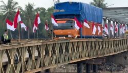Jembatan Bailey Kutablang Resmi Difungsikan, Akses Nasional Medan–Banda Aceh Kembali Normal