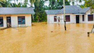 Sungai Tangan-Tangan Meluap, Enam Gampong di Abdya Terendam Banjir