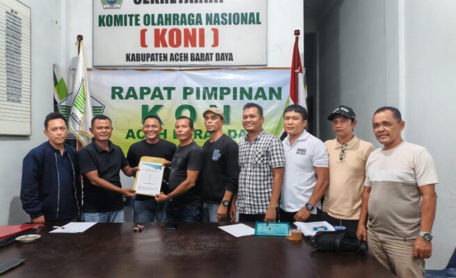 Satu-satunya Calon, Zulkarnain Melenggang Mulus Menuju Ketua KONI Abdya