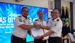 Lapas Kelas IIB Blangpidie Dinobatkan sebagai Satker Terproduktif Ditjenpas Aceh 2025