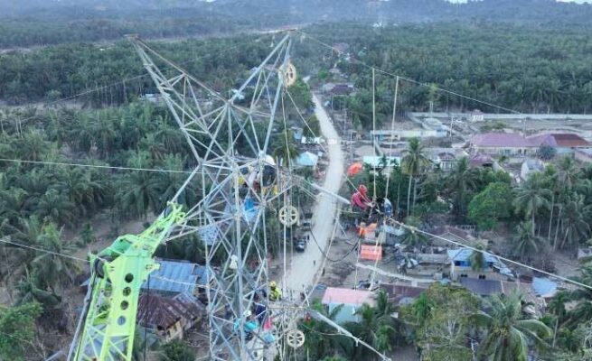 PLN Operasikan Jalur Ganda Transmisi Pangkalan Brandan–Langsa, Listrik Aceh Makin Stabil
