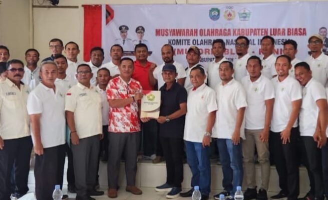 Zulkarnaini Terpilih Aklamasi Jadi Ketua KONI Abdya 2026–2030