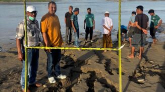 Usai Banjir, Gelembung Gas Muncul di Sungai Gunong Cut Nagan Raya, Warga Diminta Tak Nyalakan Api