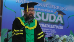 Orasi Ilmiah di Wisuda STAI PTIQ Aceh, Prof Syamsul Rijal: SDM Unggul Harus Dibangun dari Moral dan Amanah