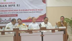 MPR RI ke Aceh, Wagub Minta Jadup Huntara dan Pemulihan Ekonomi Dipercepat