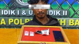 Kejar Pengendara Mencurigakan, Polisi Abdya Temukan Paket Sabu