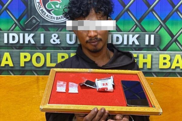 Polisi Kejar Pengendara Mencurigakan di Susoh, Sabu 8,14 Gram Diamankan