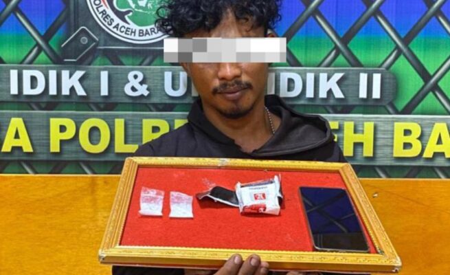 Kejar Pengendara Mencurigakan, Polisi Abdya Temukan Paket Sabu