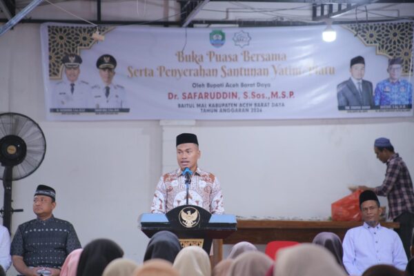 Bupati Safaruddin Minta Pejabat Abdya Santuni Anak Yatim, Targetkan Tak Ada yang Putus Sekolah