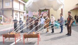 Kejari Abdya Hancurkan Barang Bukti Sabu, Ganja hingga Alat Kejahatan