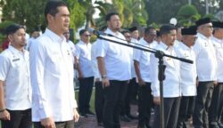 Apel Perdana Usai Idul Fitri, Sekda Aceh Ajak ASN Tingkatkan Kinerja dan Percepat Program