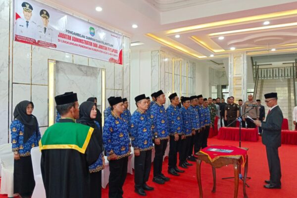 17 Pejabat Abdya Dilantik, Wabup Minta OPD Tinggalkan Ego Sektoral