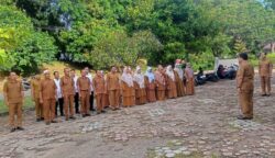 Apel Pagi BPK Abdya, Mussawir Tekankan Disiplin dan Kekompakan