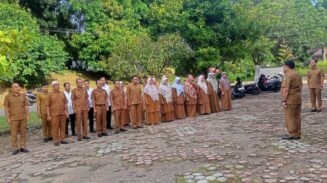 Apel Pagi BPK Abdya, Mussawir Tekankan Disiplin dan Kekompakan