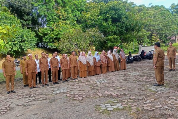 Apel Pagi BPK Abdya, Mussawir Tekankan Disiplin dan Kekompakan