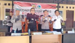 Polres Abdya Bongkar 4 Kasus Narkotika, 5 Tersangka Ditangkap dan 203 Gram Sabu Disita
