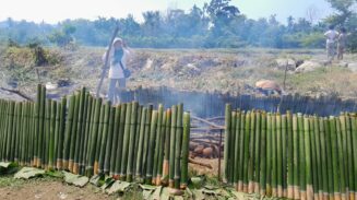 Pecahkan Rekor MURI, Pemkab Abdya Bakar 15 Ribu Batang Lemang