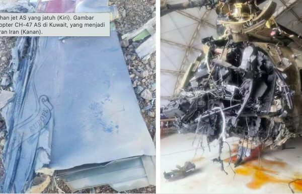 Dua Jet Tempur AS Ditembak Jatuh di Iran, Pilot Dinyatakan Hilang