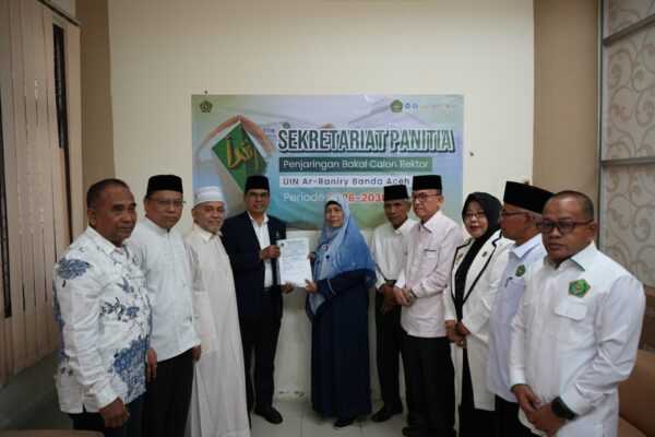 Mujiburrahman Kembali Daftar Calon Rektor UIN Ar-Raniry 2026–2030