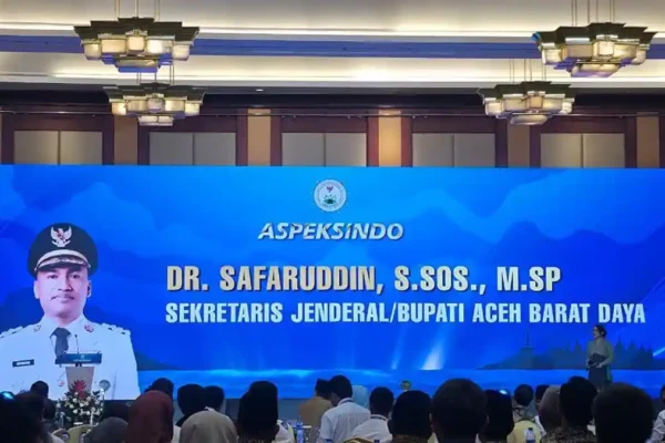 Bupati Safaruddin Dilantik Jadi Sekjen Aspeksindo 2025–2030
