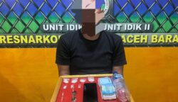 Polres Abdya Gagalkan Transaksi Sabu di Pondok Kebun Abdya, Satu Pria Diamankan
