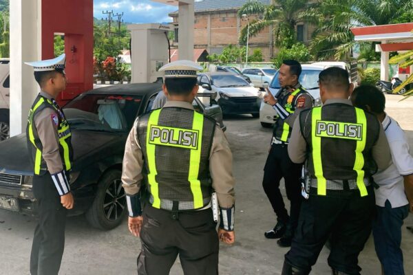 Antrean BBM Membludak, Satlantas Abdya Fokus Cegah Kemacetan di SPBU