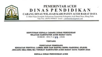Guru Protes! SK Kacabdin Tetapkan Pemenang FLS3N Abdya Sebelum Lomba