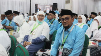 393 Jemaah Haji Kloter BTJ-01 Aceh Resmi Diberangkatkan ke Madinah