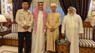 Wabup Zaman Akli Bersilaturahmi dengan Nazhir Wakaf Baitul Asyi di Jeddah