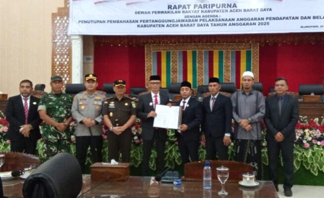 Setujui LPJ APBK 2025, DPRK Abdya Desak Bupati Perketat Pengawasan SKPK