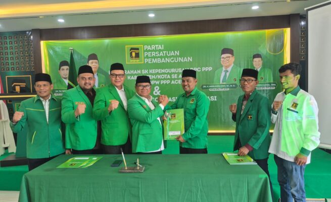 Rahmat Irfan Pimpin DPC PPP Abdya
