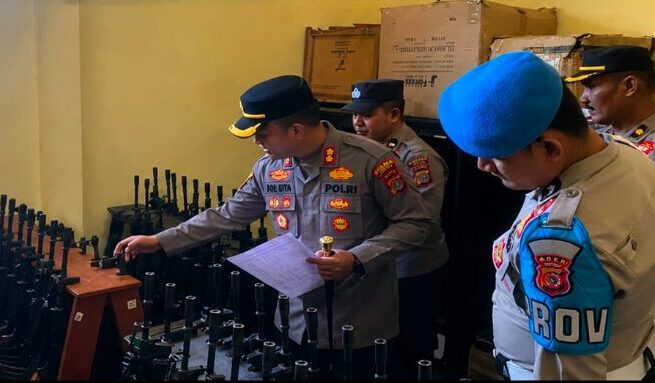 Kapolres Abdya Sidak Personel, Cek Urine, Senpi, hingga Judi Online di HP