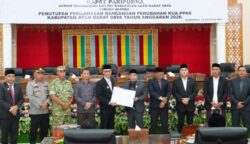 DPRK dan Pemkab Abdya Sepakati Perubahan KUA-PPAS 2026, Belanja Tembus Rp1,06 Triliun