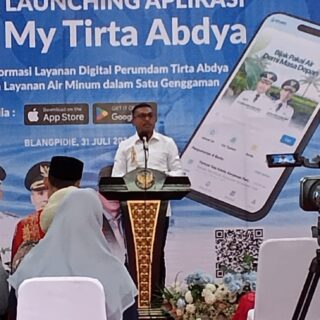 Bupati Safaruddin Launching My Tirta Abdya, Layanan PDAM Kini Bisa Diakses Lewat Aplikasi