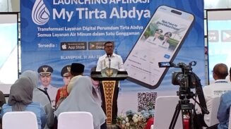 Bupati Safaruddin Launching My Tirta Abdya, Layanan PDAM Kini Bisa Diakses Lewat