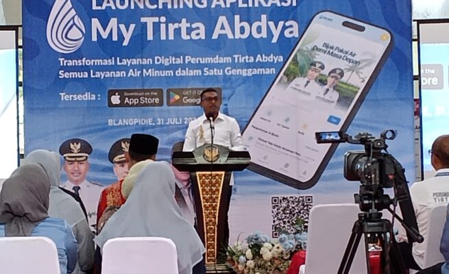 Bupati Safaruddin Launching My Tirta Abdya, Layanan PDAM Kini Bisa Diakses Lewat