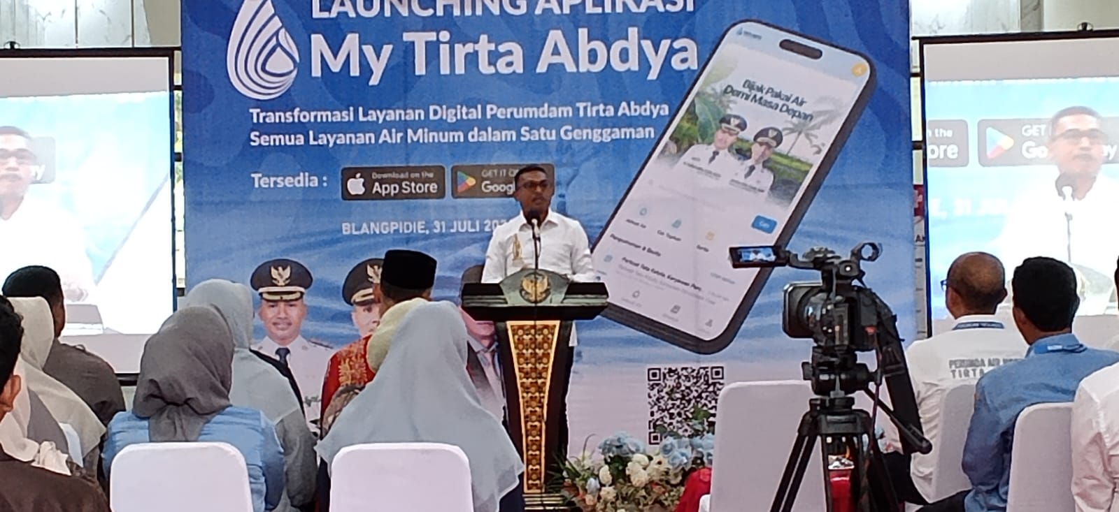 Bupati Safaruddin Launching My Tirta Abdya, Layanan PDAM Kini Bisa Diakses Lewat