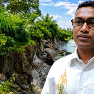 Erosi Krueng Babahrot Ancam Lahan Warga, Safaruddin Siapkan Penanganan Dua Tahap