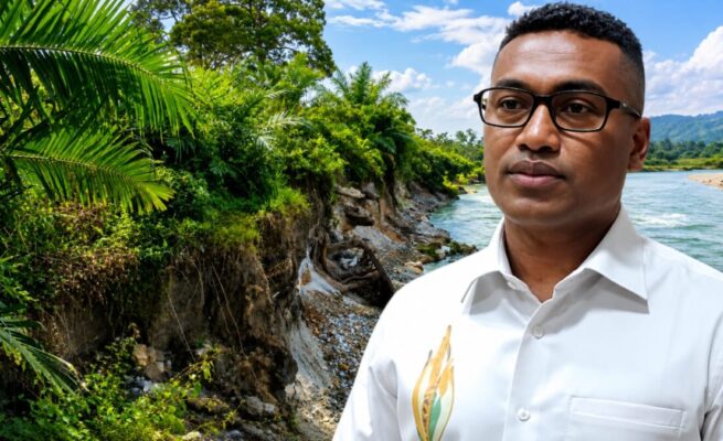 Erosi Krueng Babahrot Ancam Lahan Warga, Safaruddin Siapkan Penanganan Dua Tahap