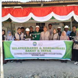 Baitul Mal Abdya Sosialisasi Zakat di PT Juya Aceh Minning