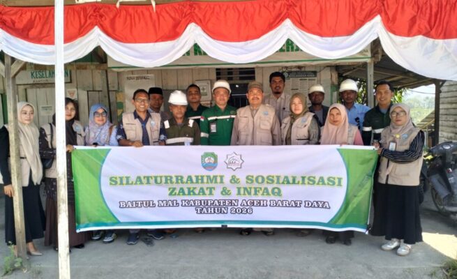 Baitul Mal Abdya Sosialisasi Zakat di PT Juya Aceh Minning