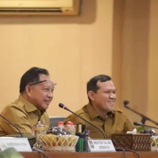 Wagub Aceh Lapor Ke Mendagri Tito Soal Krisis Semen, Rehab-Rekon Terancam Terganggu