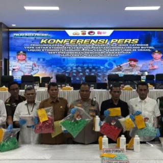 Polda Aceh Bekuk Oknum Keuchik di Aceh Utara, 50 Ribu Ekstasi dan 4 Liter Etomidate Diamankan