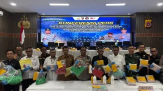 Polda Aceh Bekuk Oknum Keuchik, 50 Ribu Ekstasi dan 4 Liter Etomidate Diamankan